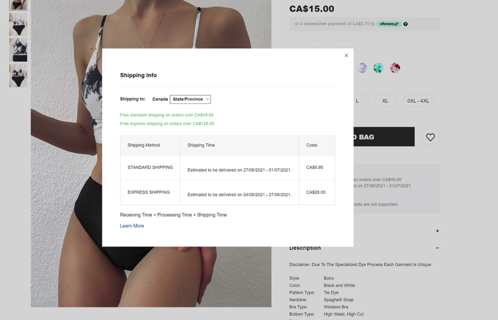 eCommerce UX Best Practices for Product Pages